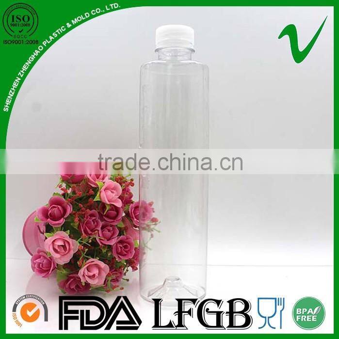 500ml voss water empty hot fashional plastic water bottle with FDA grade