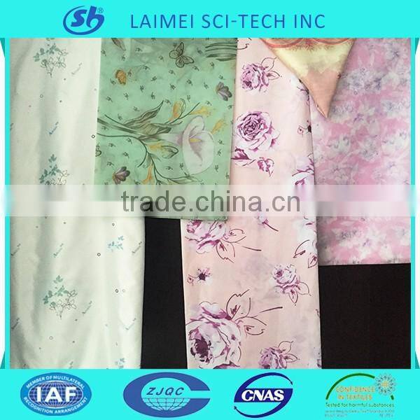 China product big flower 100% polyester disperse printing satin fabric