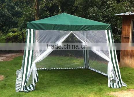 Pavillion tent with net/ mesh sidewalls