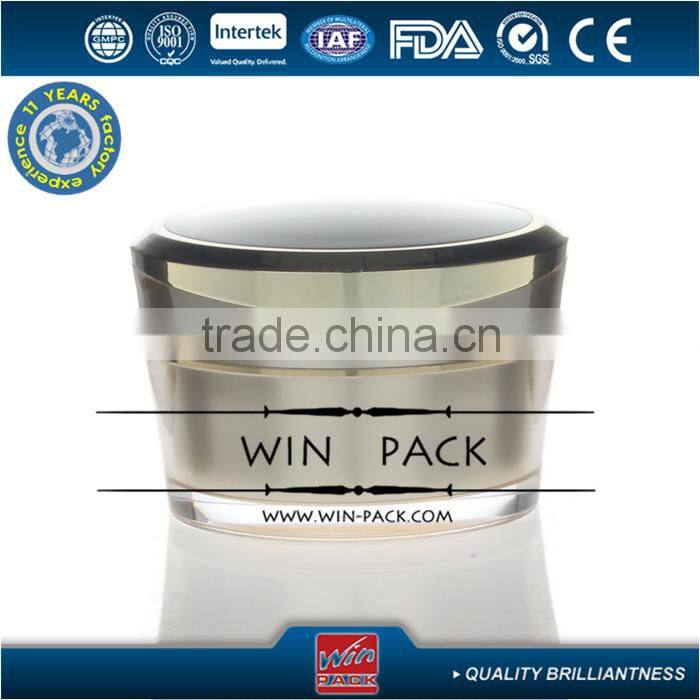 Top selling wryshoulder acrylic bottle, wryshoulder cream jar
