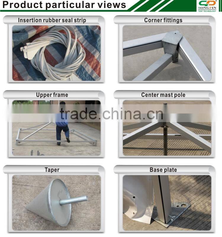 PVC pagoda tent 4m x4m for outdoor party and promotion