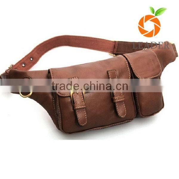 The great popular leather belt bags the shoulder strap waist bag sport chest bags