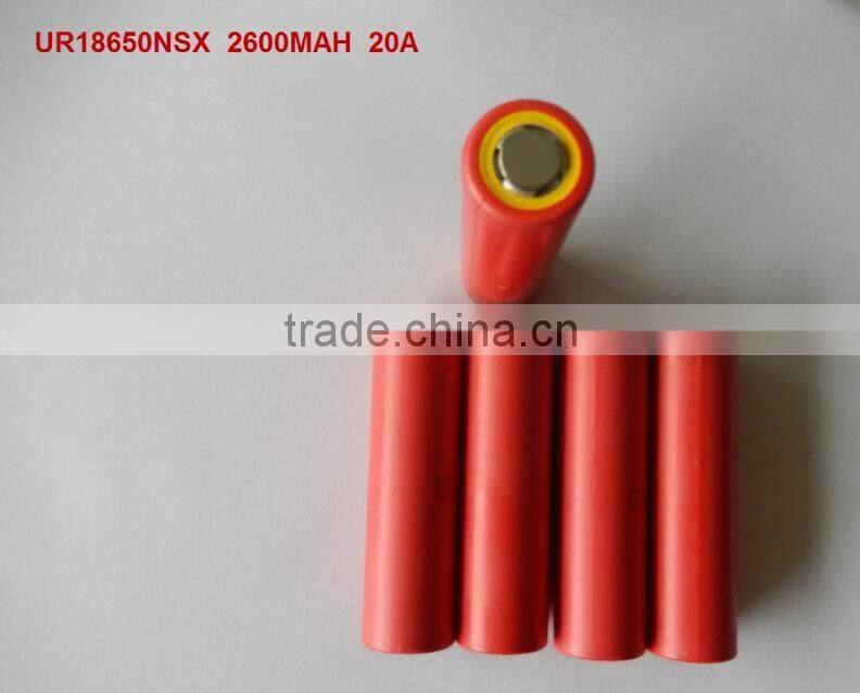 Sanyo NSX 18650 UR18650NSX 2600mah high rate battery cell 20A 3.6V
