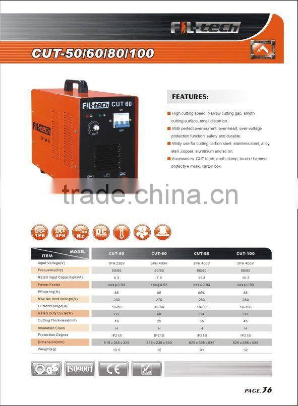 DC Inverter Air Plasma Cutting Machine Cutter CUT-50/60/80/100