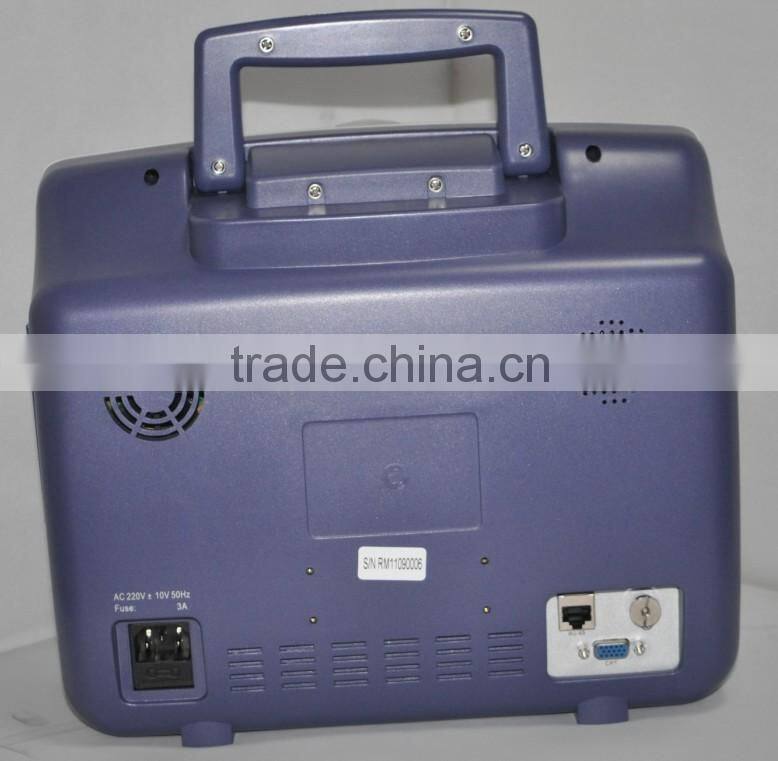 Portable 12.1 inch Multi Parameters Patient Monitor Optional printer with cheap price