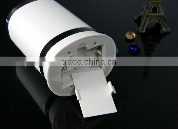 nature sound 7 colors led light digital alarm clock with pen holder,office gift