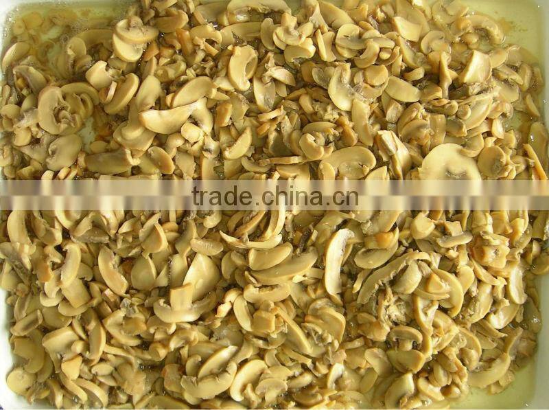 Chopped processing type and canned style mushrooms salty flavor canned mushrooms