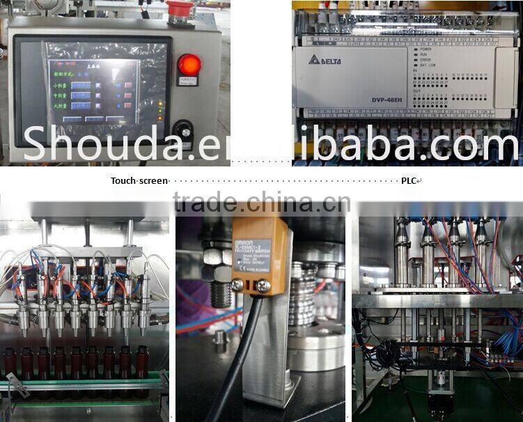 CE certification automatic lily soy sauce jar filling line price