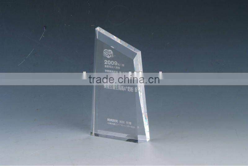 2012NEW HOT SALE glass acrylic trophy cup and trophies