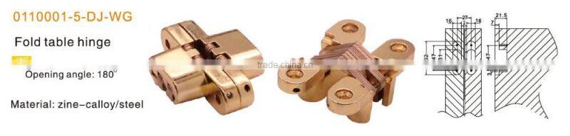 high quality concealed folding table cross hinges