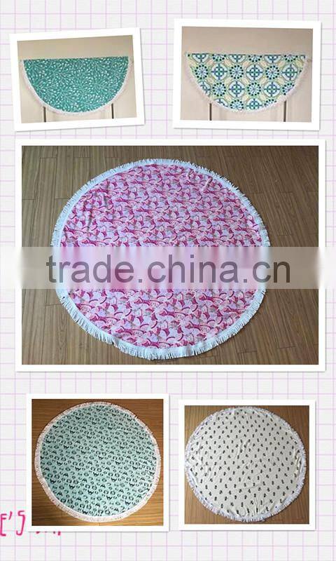 velour printed beach towel with pillow