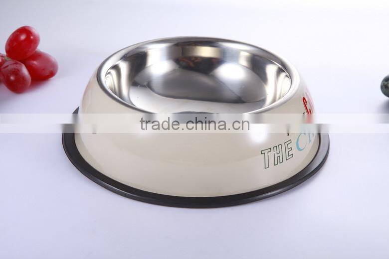 healthy nice design stainless steel slow pet bowl pet feeder
