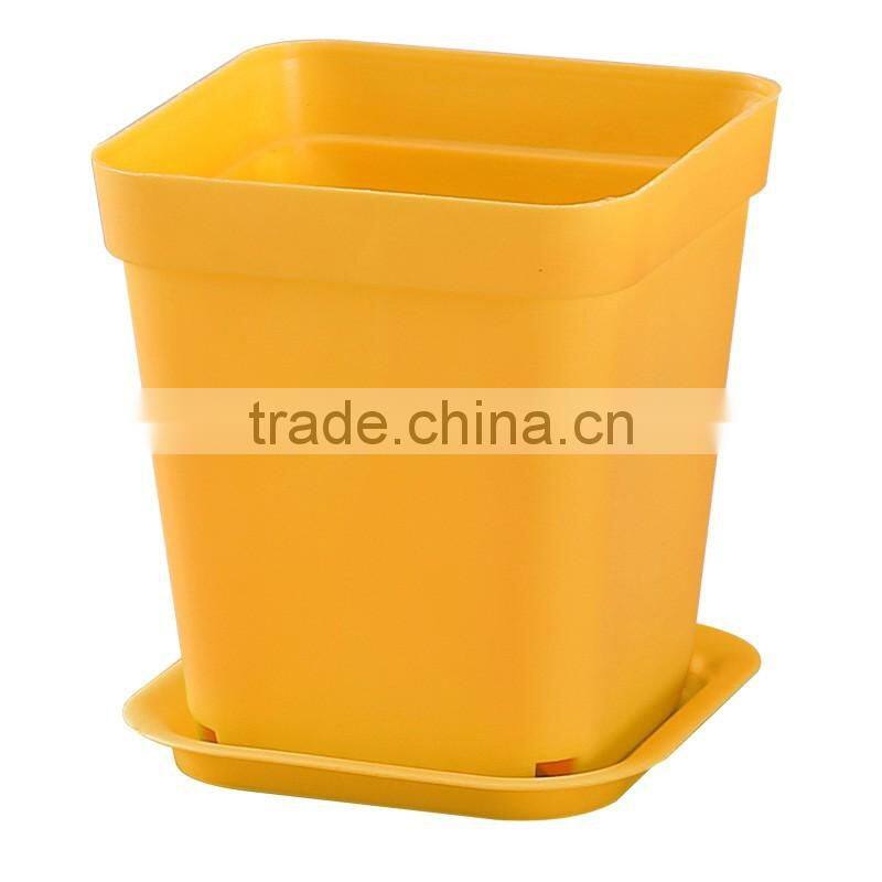 small square plastic flower pot injection mould
