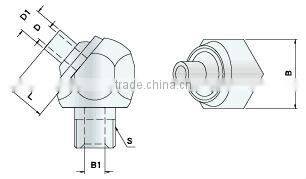 Screw-in coolant nozzle CNC machine tool