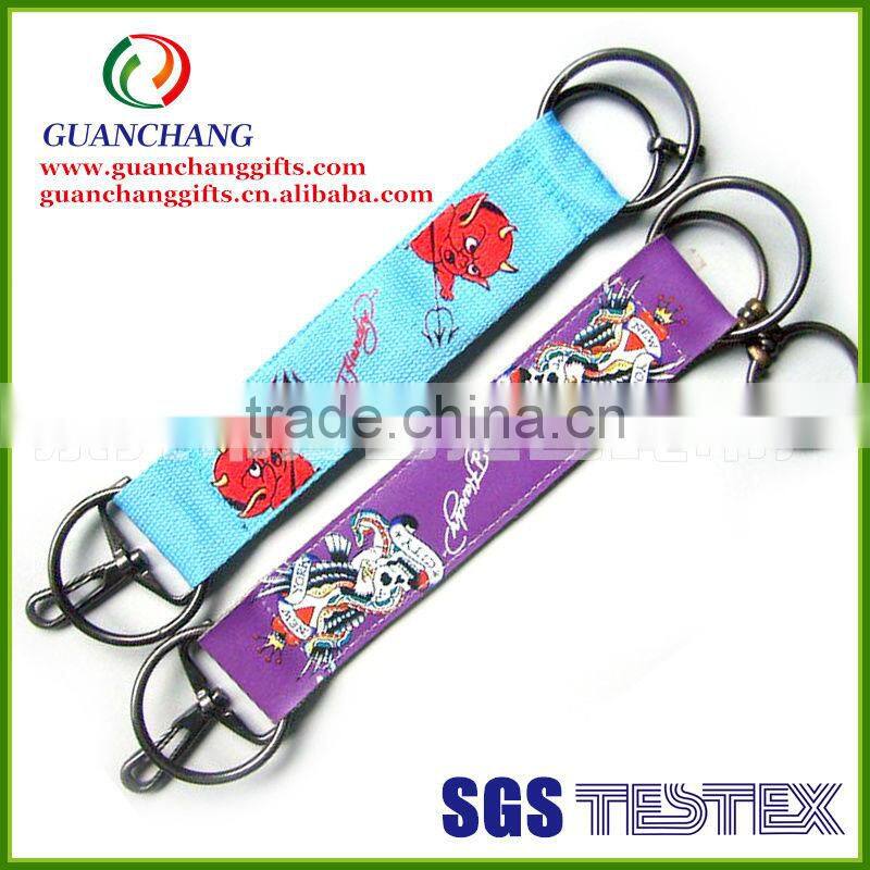 Promotional short lanyard/ climbing lanyard/ carabiner lanyard