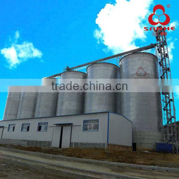 Hot-galvanized silo