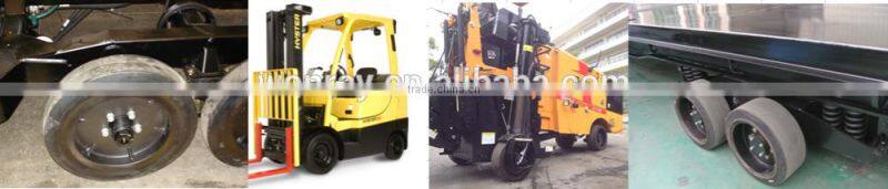 high quality smooth pattern press on solid tyres 15x5x11 1/4 16x7x10 1/2 18x7x12 1/8 for sale