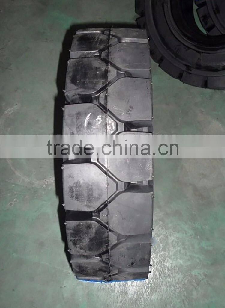 solid forklift tire 21x7x15, 600-9 forklift solid pneumatic tires (various size)