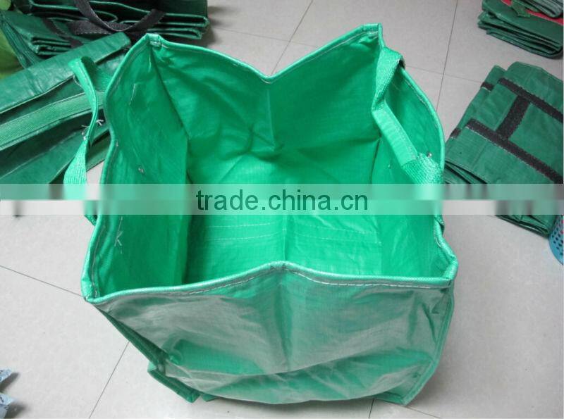 pp bulk bag top open bottom flat strong heavy ton bag side seam handles woven bag