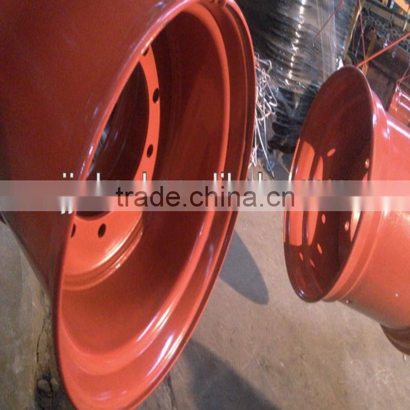 9.75X16.5 Zhejiang black agricultural steel wheels