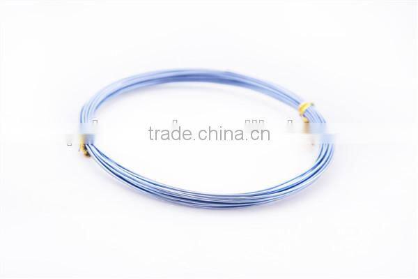 Handcrafted pink color craft aluminum wire round