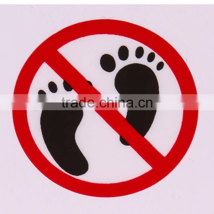 self-adhesive antistatic pvc sticker