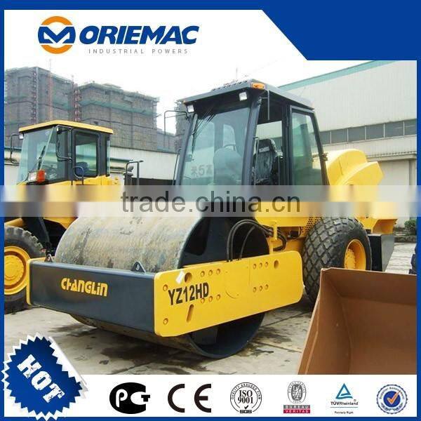 single drum vibration road roller YZ14HD with good price