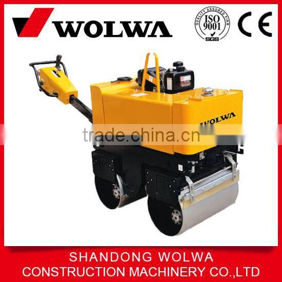 Double Drums manual Vibrating Road Roller for sale