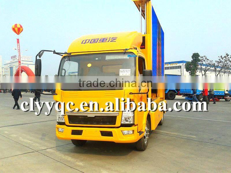 HOWO 4x2 LED TRUCK , Mobile Outdoor Truck and moblie truck FOR OUTDOOR ADVERTISING