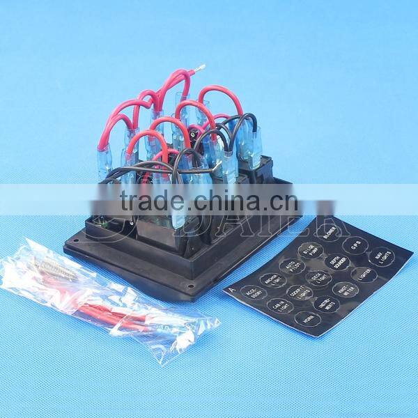 Waterproof Marine Rocker Switch Panel