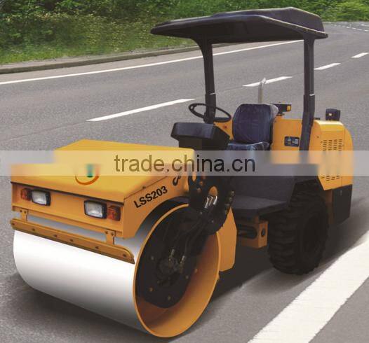 3 ton Single Drum Vibratory Road Roller LSS203 Construction Machinery Compactor Price