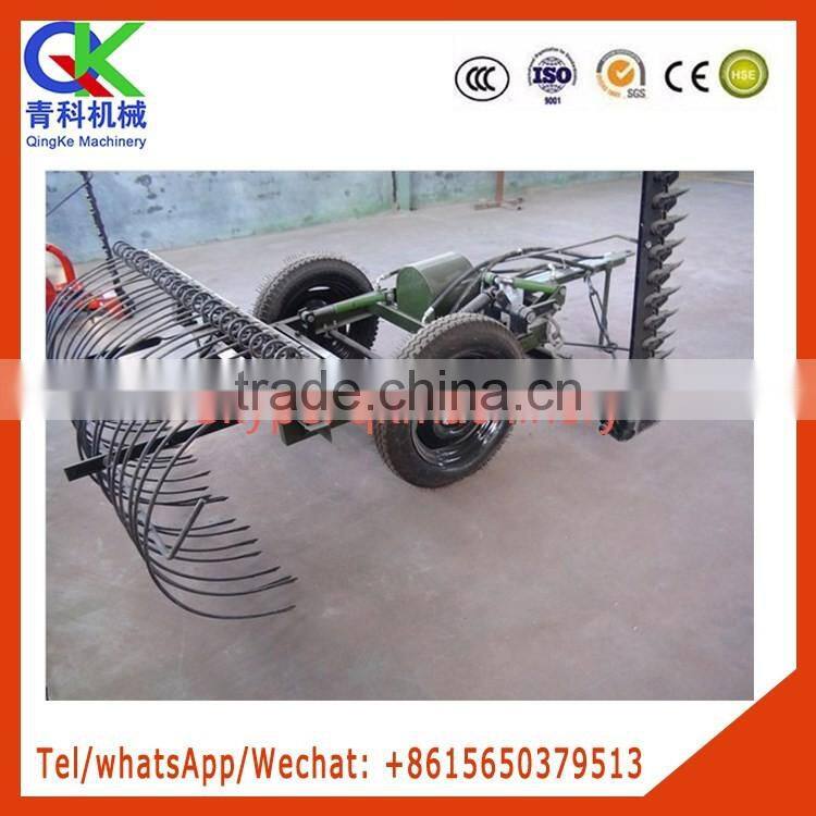 Hydraulic rake prairie with 15-35hp tractor