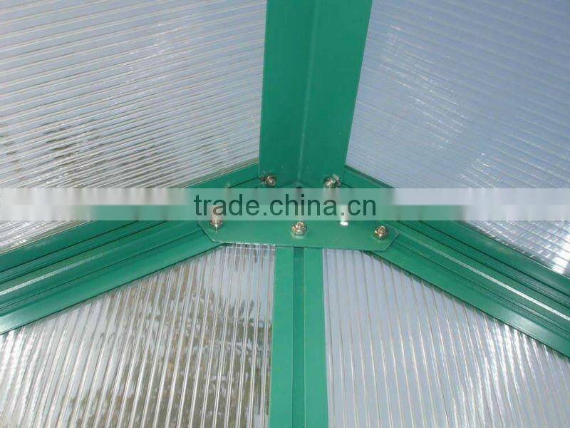 small size single sliding door modular greenhouse