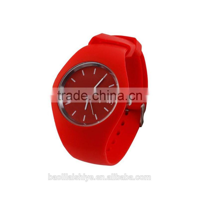 fashion silicone rubber wristwatch jelly silicone wristwatch unisex wristwatch