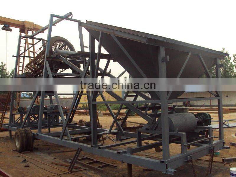 Moveable Sand Rotary Screening Machine for sale