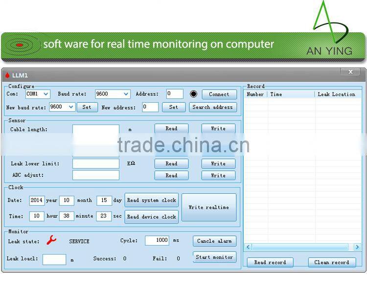 RS485 and Relay outputswater leakage detector/water leakage detection system/water leakage locator