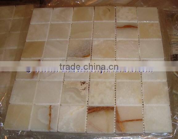 Excellent quality LIGHT GREEN ONYX MOSAIC TILES COLLECTIONS