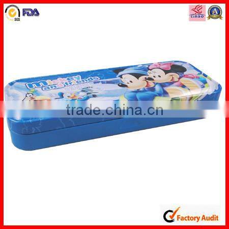 colored rectangle stationery pencil case