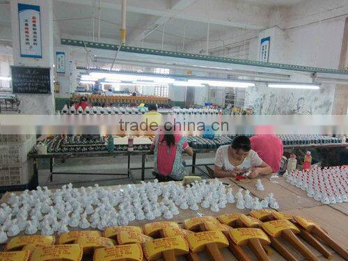 Christmas theme resin penguin lighted snow globes