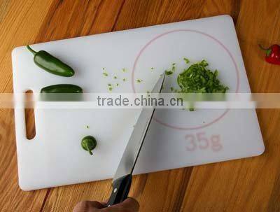 cutting board with weight