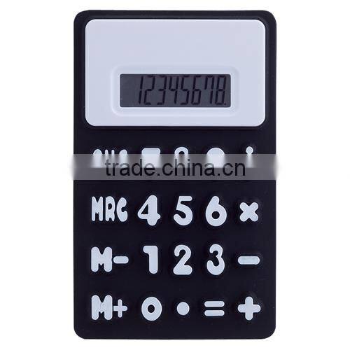 High quality cute silicone calculator for promotional gift
