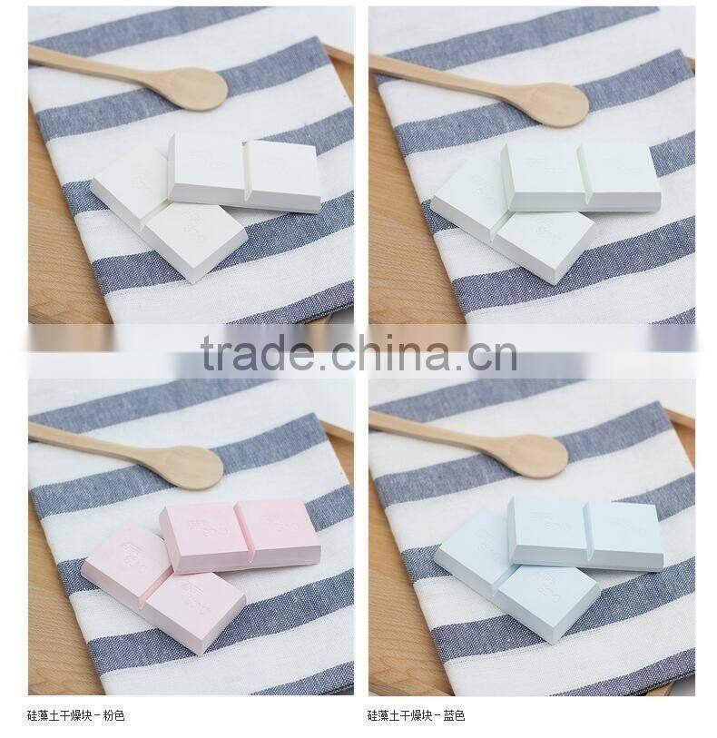 Quick Moisture Absorber Water Absorption Damp Proof Diatomaceous Earth Dryer Block Household Kitchen Storage Humidity Absorber