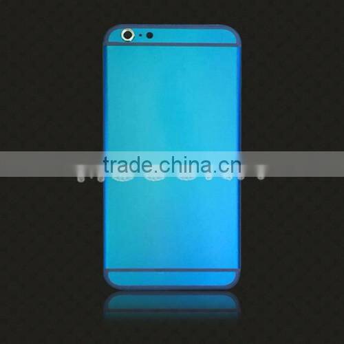 For iphone6 plus matt housing, colorful housing back case, black matt housing for iphone6 plus