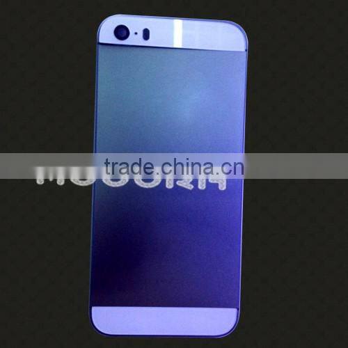 For iphone 5 colored housing, luxury case cover replacement,replacement housing