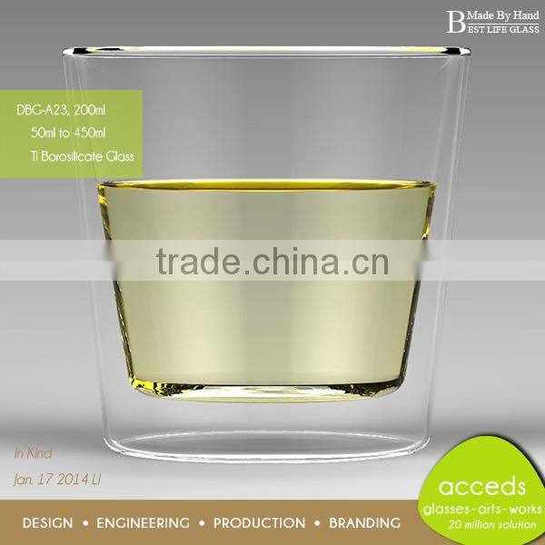 High Quality Pyrex Glass Cafe Cup