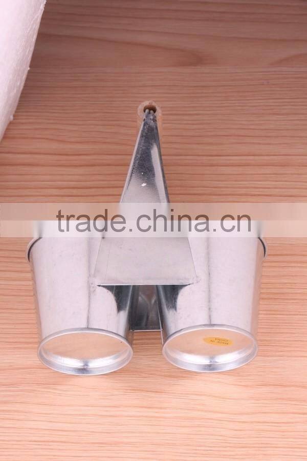 metal zinc double pot for children, home, garden