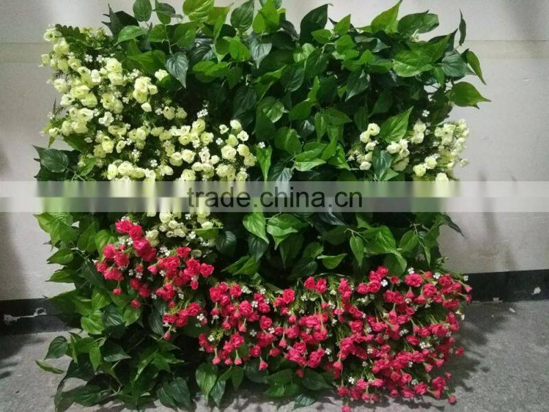 Verticial grass wall tiles