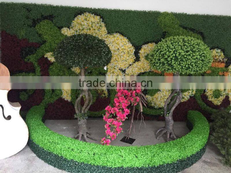 milan grass wall greenery fake assorted plant wall