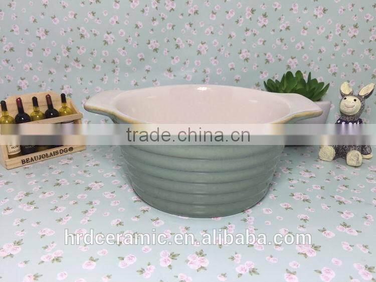 Bakeware ceramic soup bowl for microwave oven