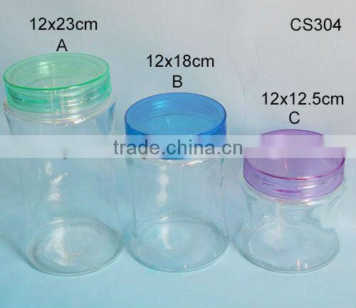 transparent cylinder tea sugar coffee canisters